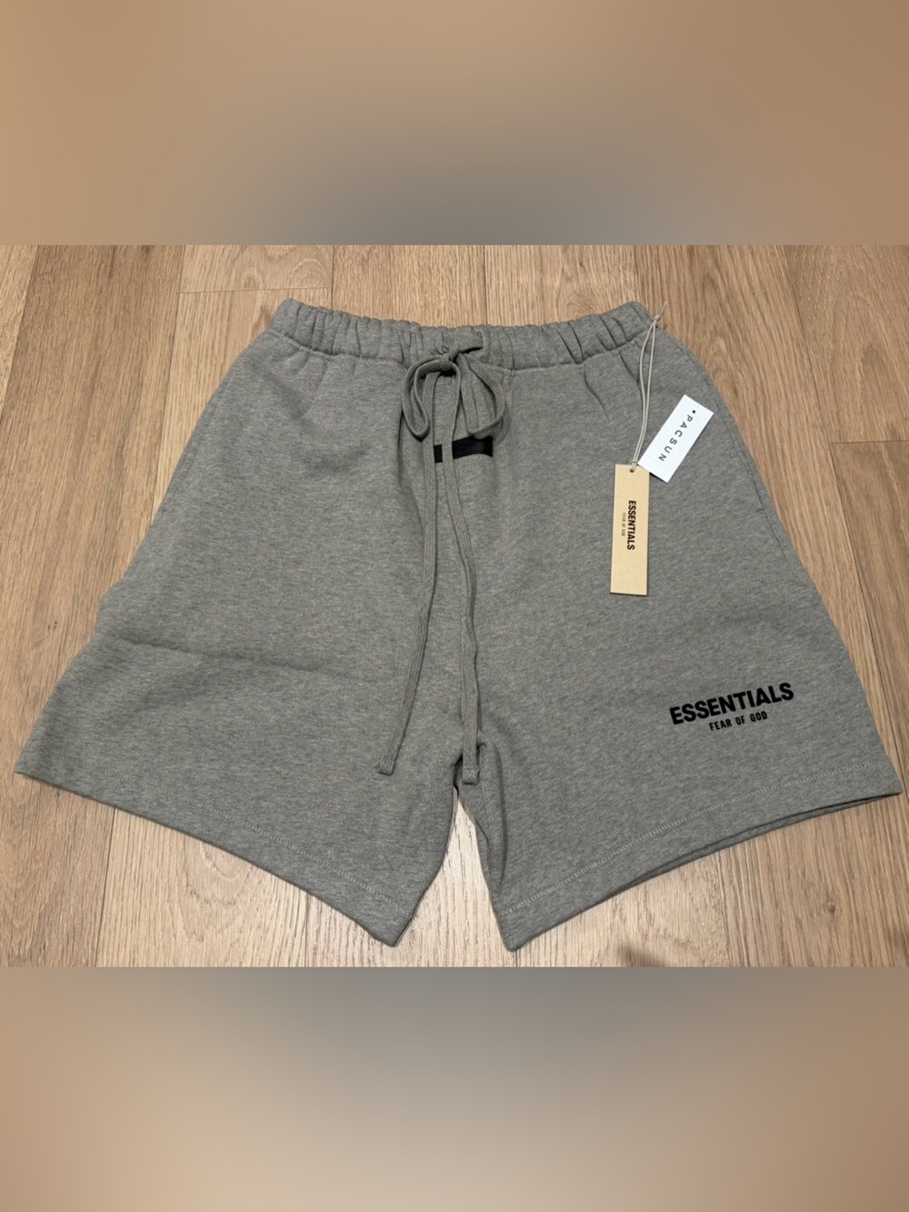 Fear of God Essentials Shorts SS22 Dark Oatmeal Gray - 100% Authentic (XS-L)